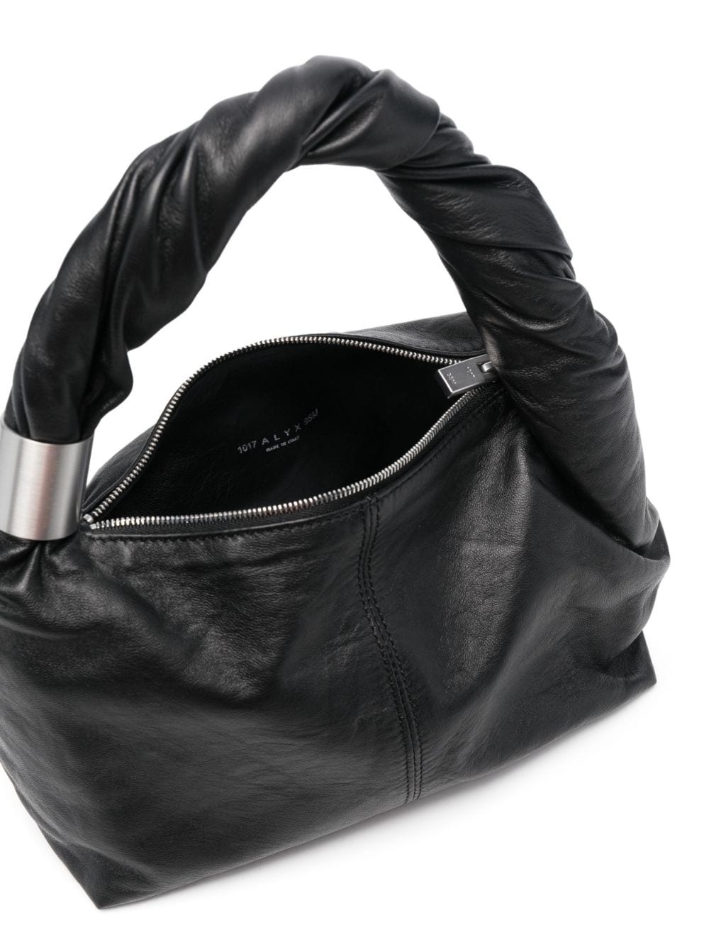 Twisted leather tote - 6