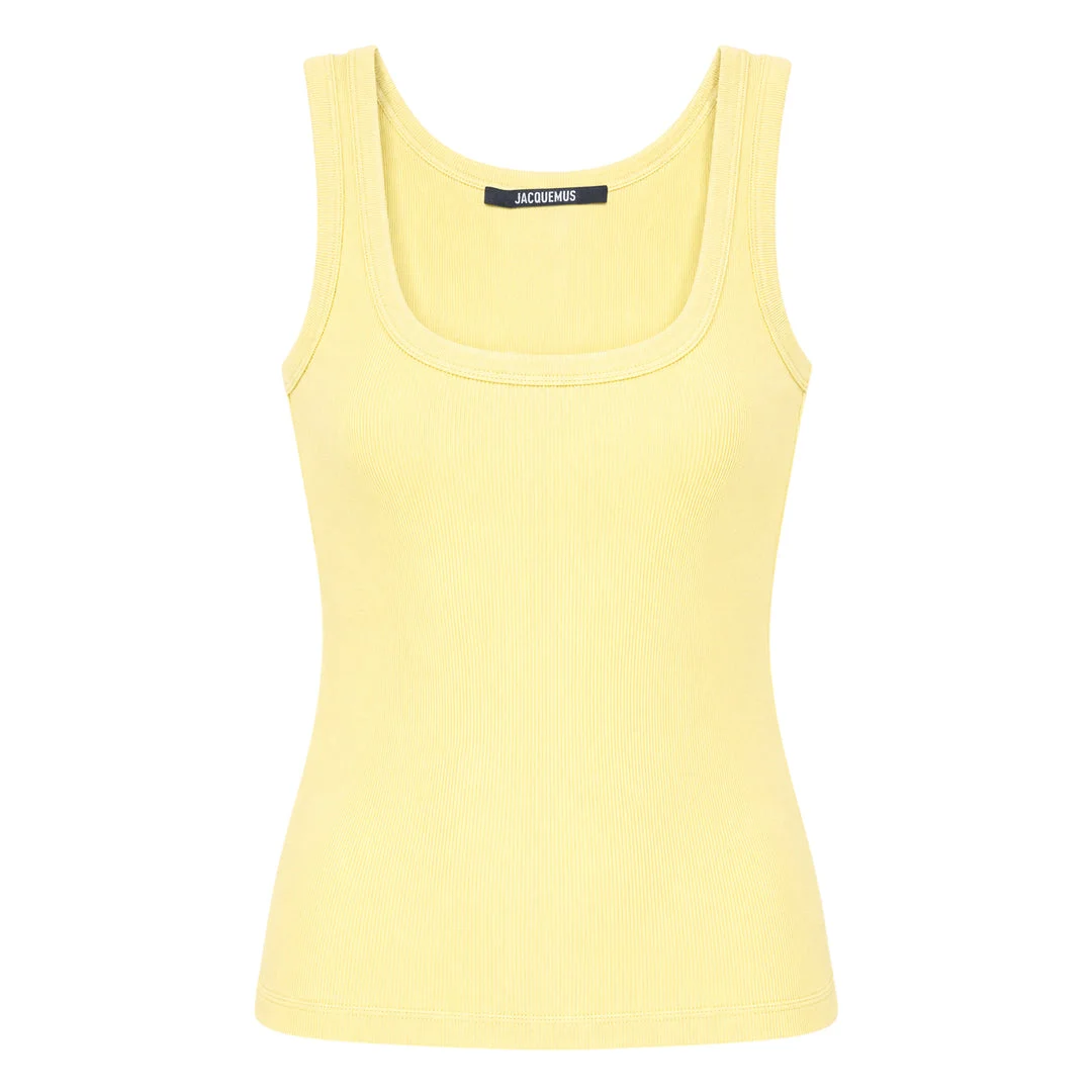 Gros Grain Jersey Tank Top - 1