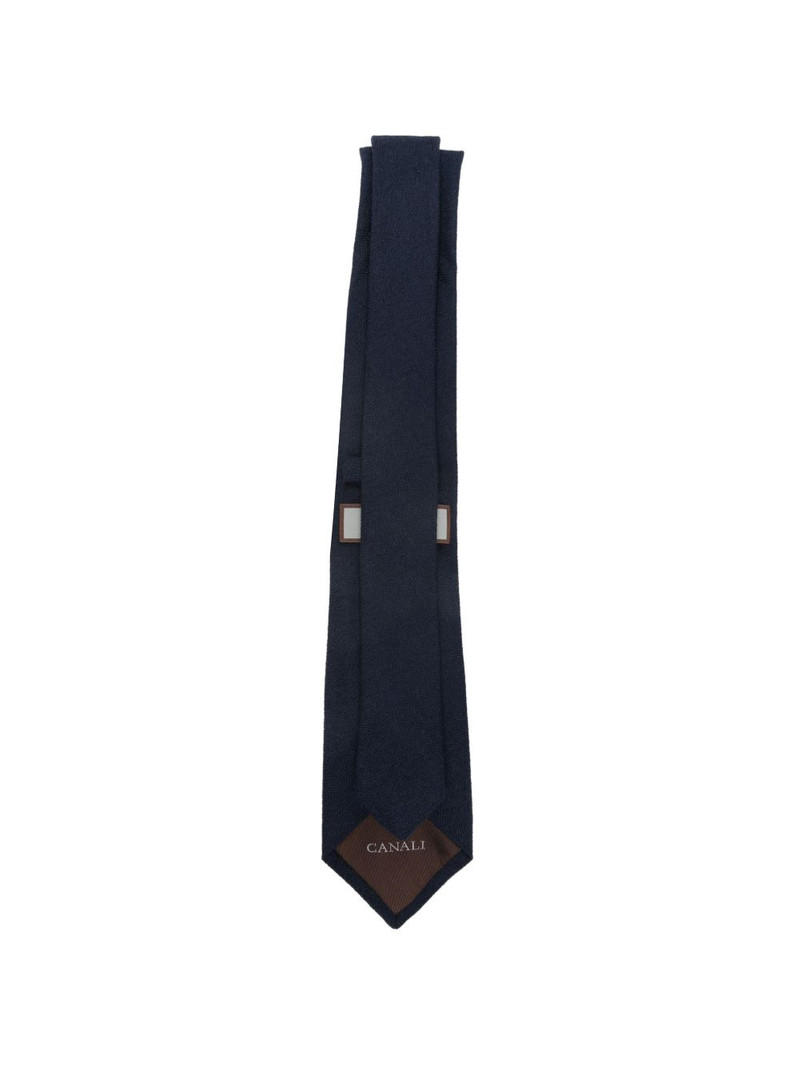 Canali textured tie outlook