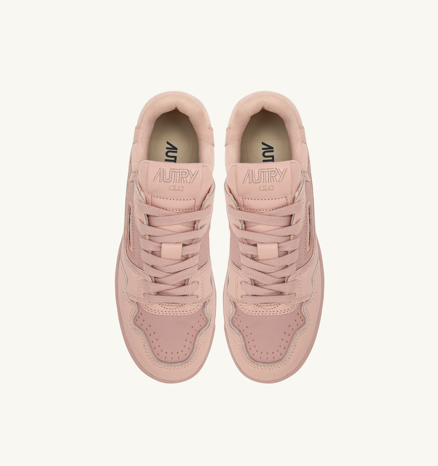 CLC LOW SNEAKERS IN PEACH WHIP LEATHER - 5