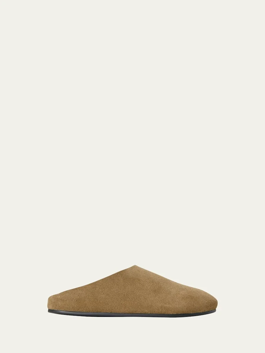 Hudson Suede Slide Mules - 1
