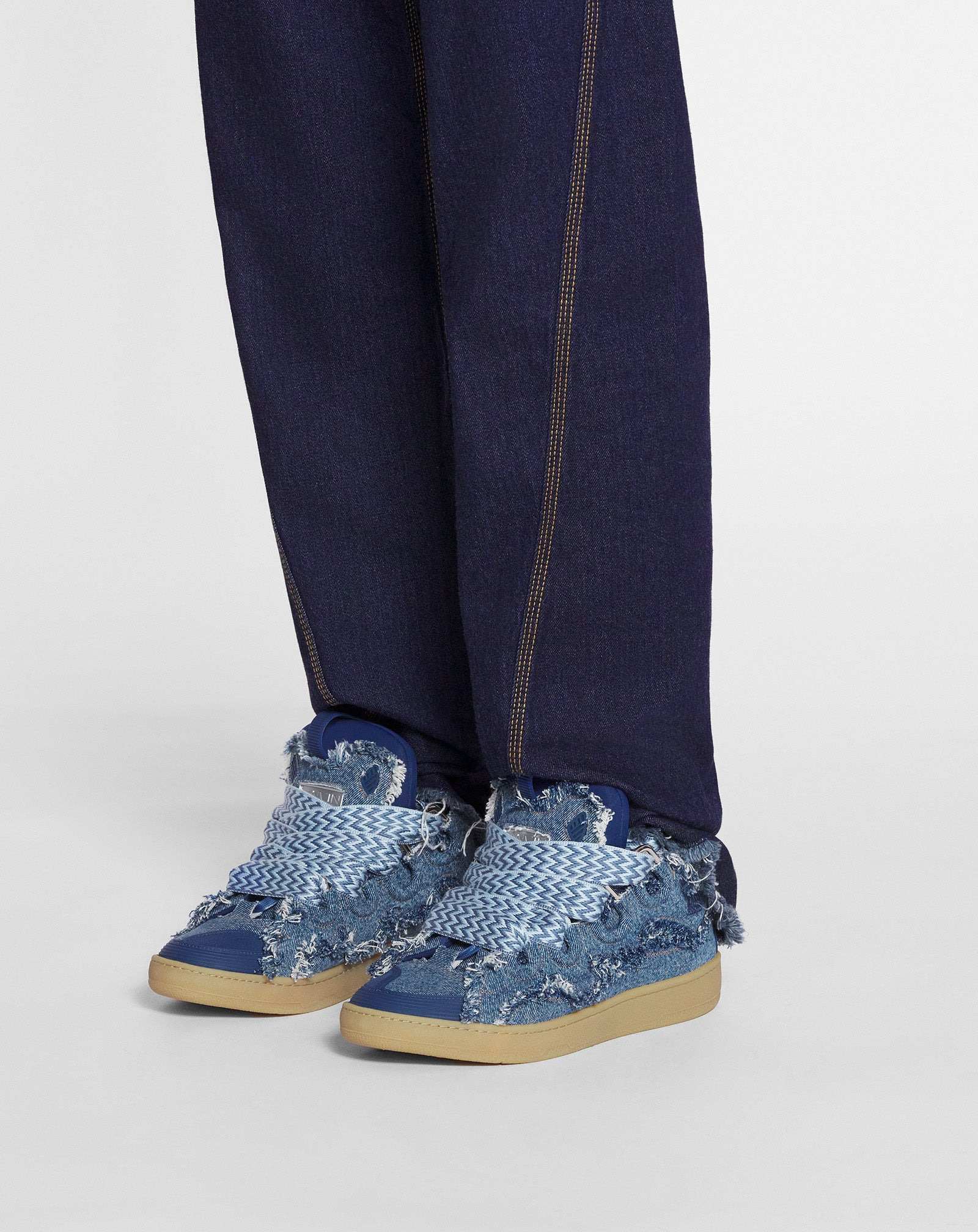 CURB SNEAKERS IN DENIM - 6