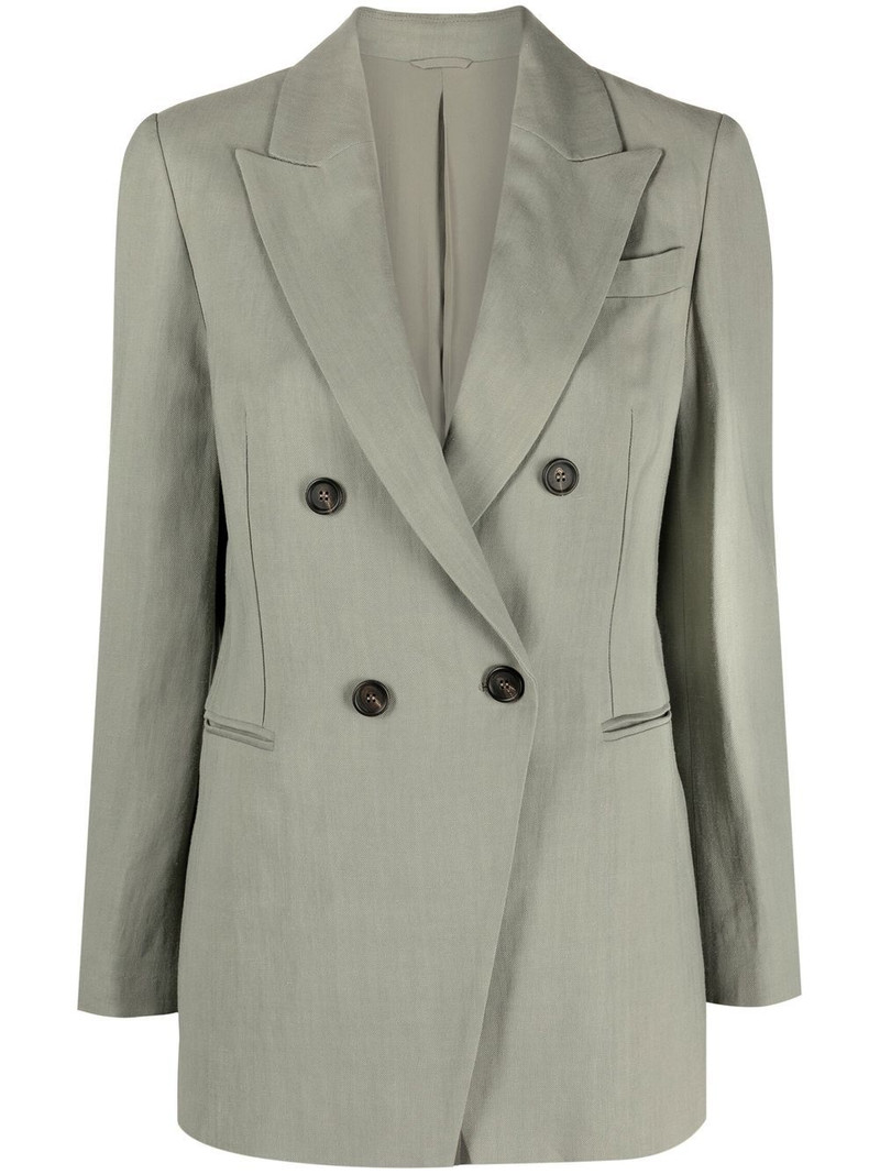 double-breasted tailored blazer 1