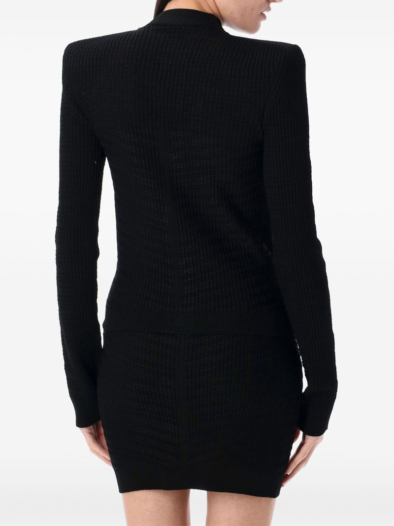 Balmain long sleeve cardigan outlook
