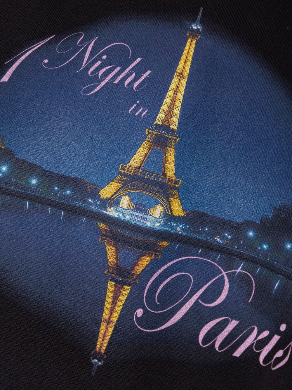 Night In Paris-print hoodie - 6