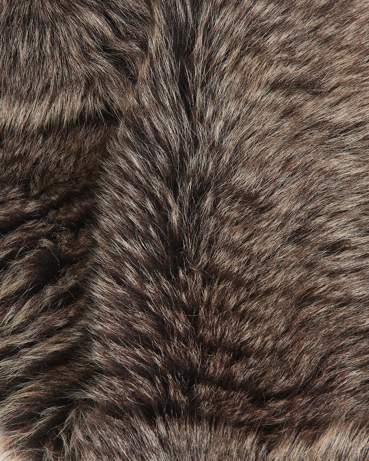 Faux Fur & Cashmere Scarf - 4