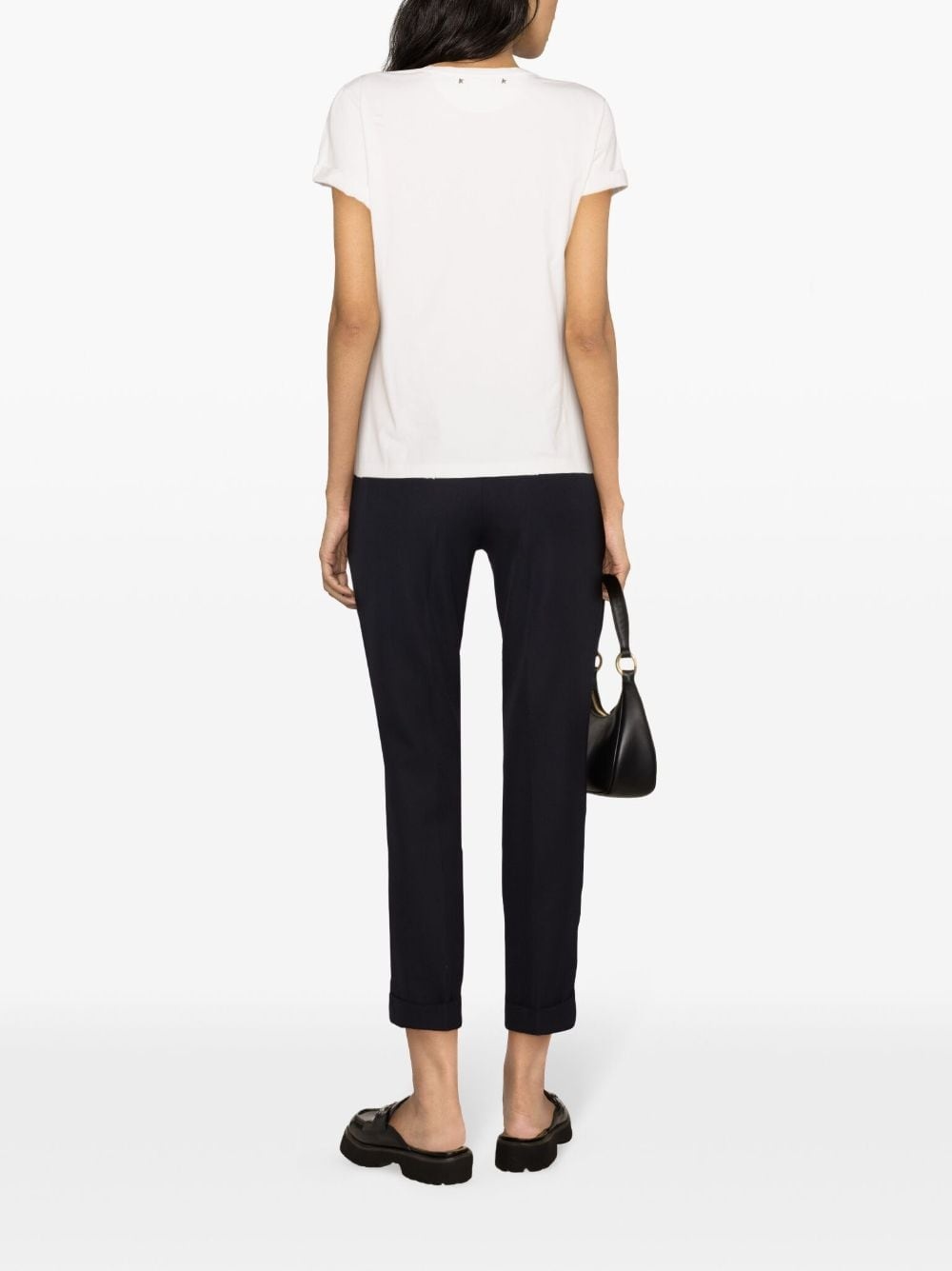 turn-up tailored trousers - 4