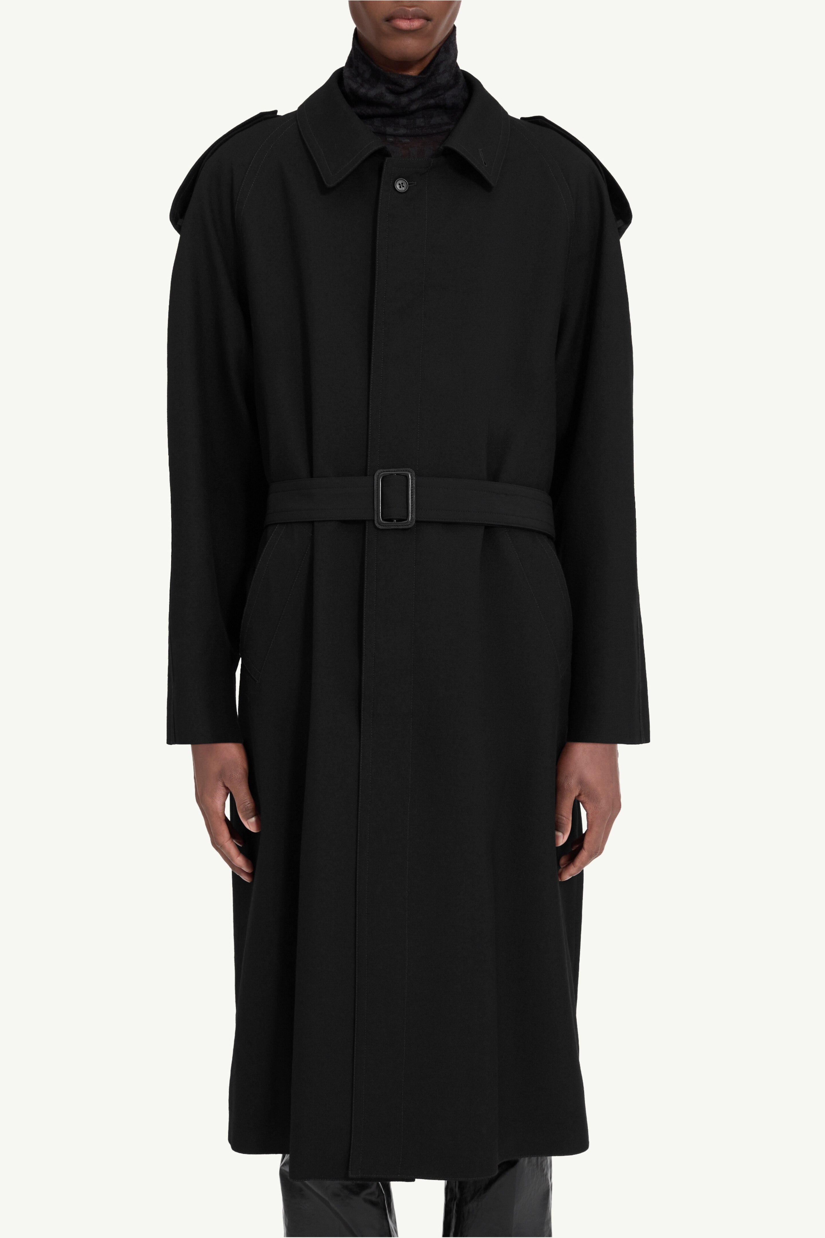 Wool trench coat - 5