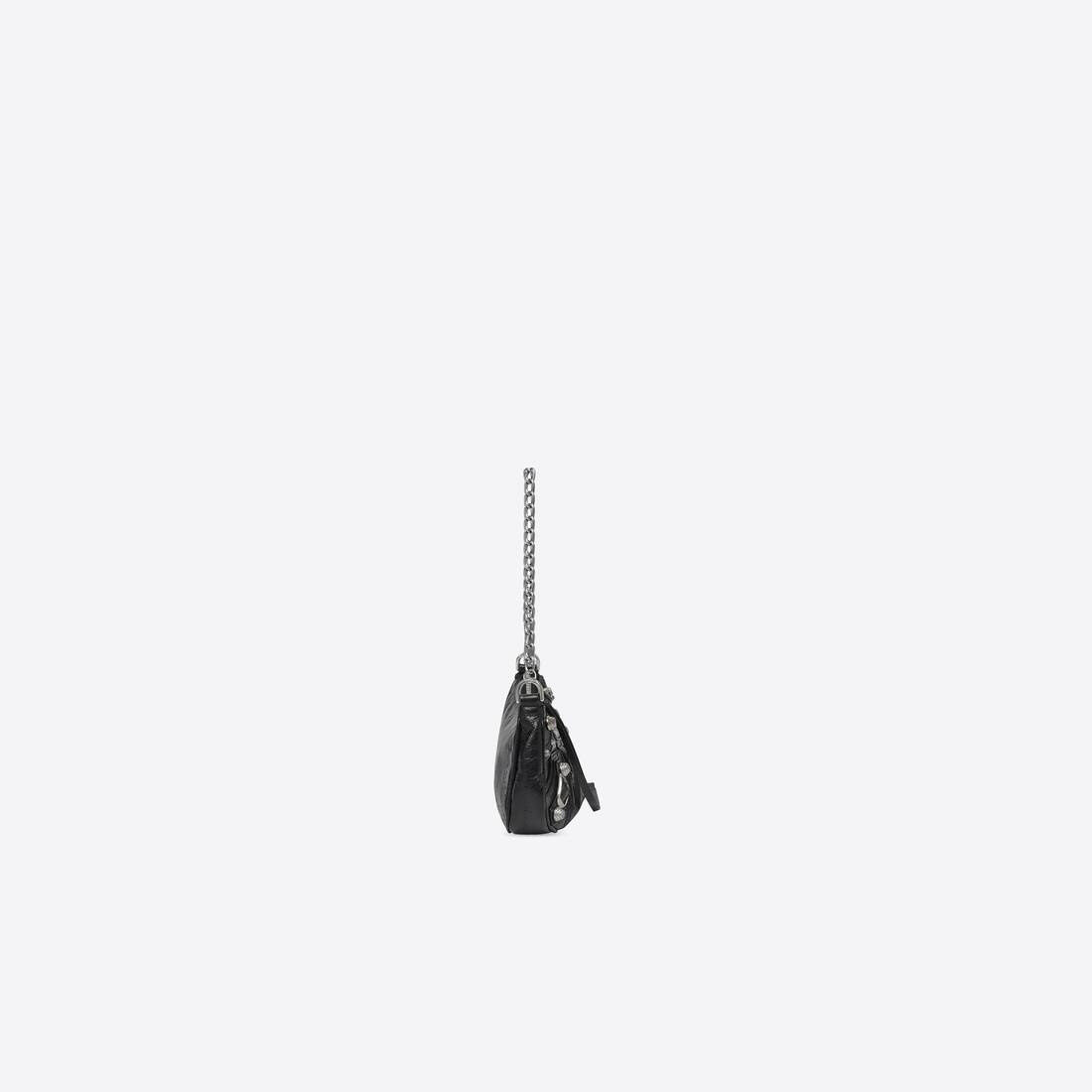 Women's Le Cagole Mini Purse With Chain in Black - 3