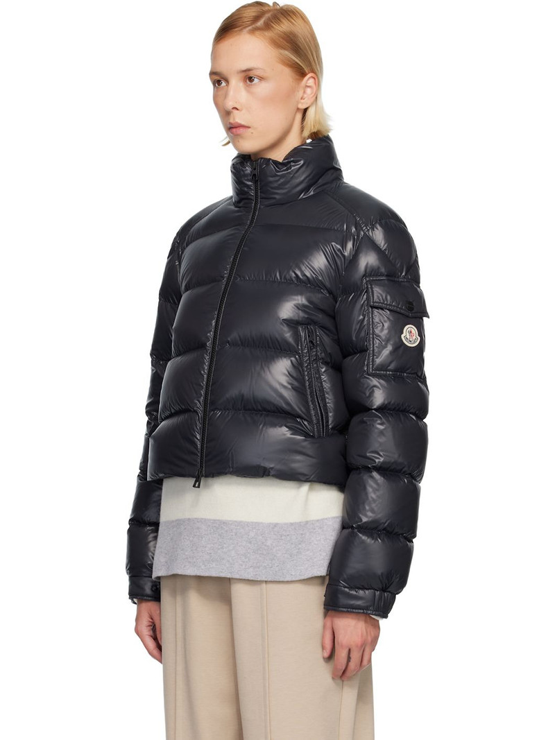 Moncler Black Petra Short Down Jacket outlook