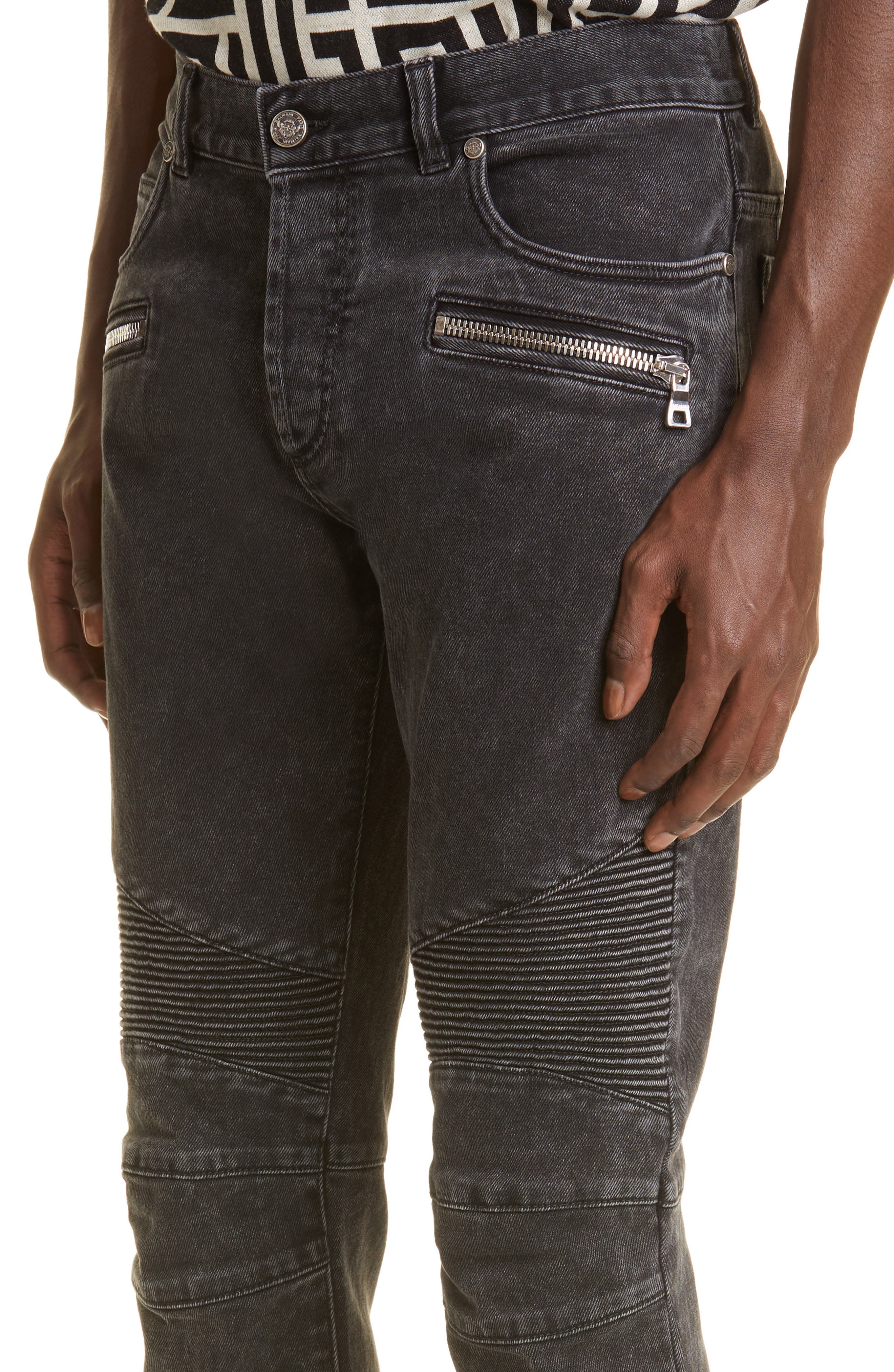 Moto Slim Fit Jeans - 4