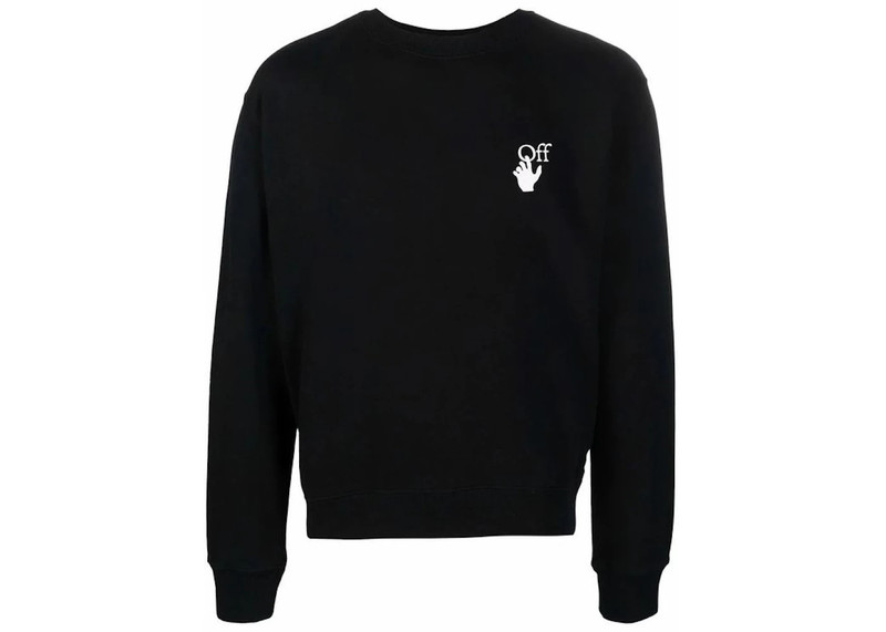 Off-White OFF-WHITE Caravaggio Back Print Crewneck Sweatshirt Black outlook