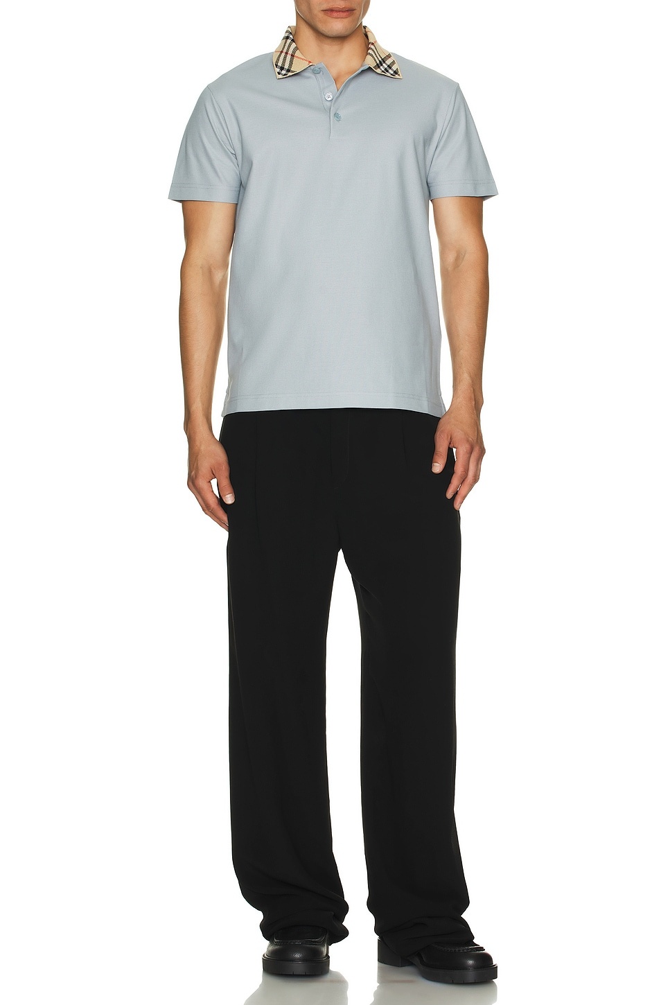 Check Collar Polo - 4