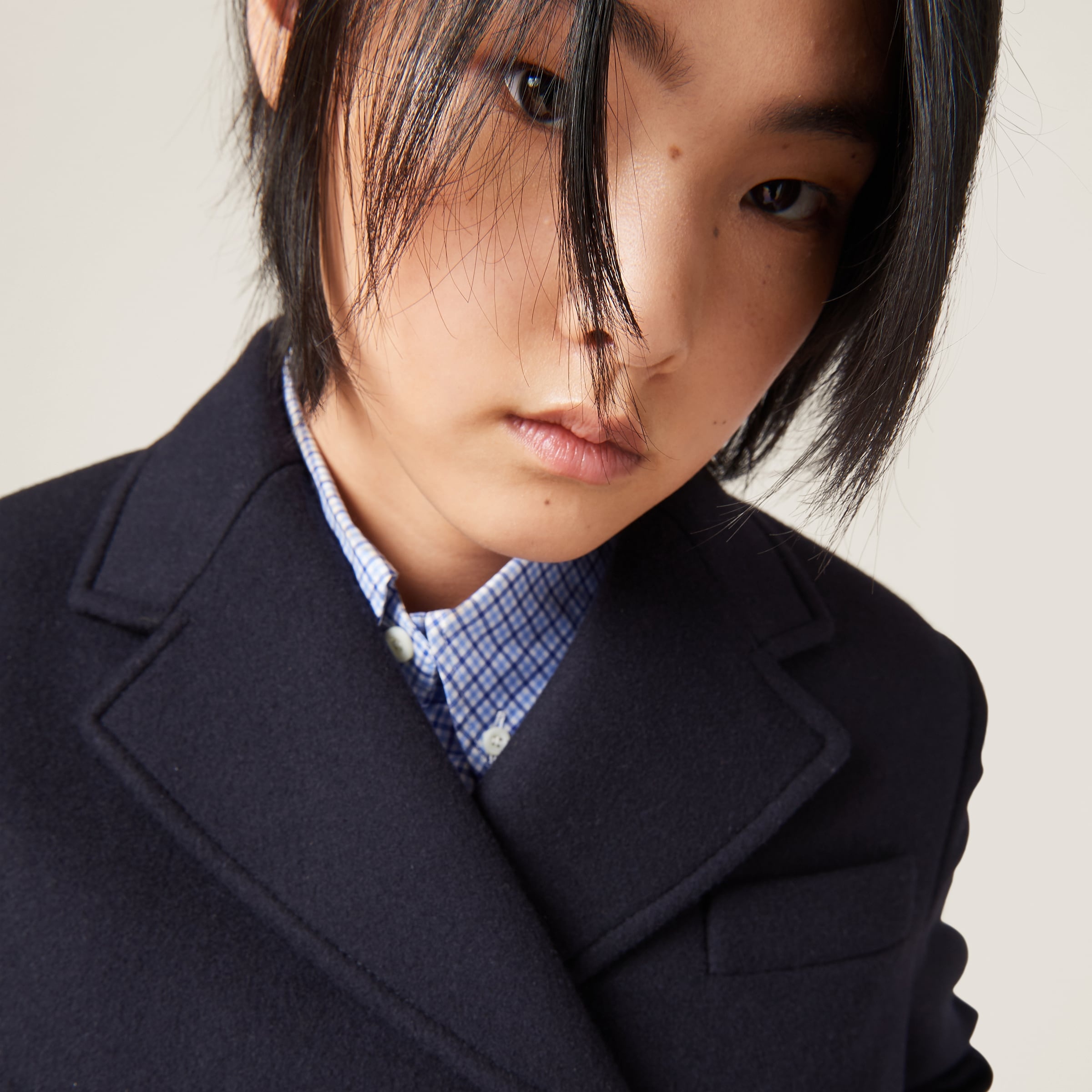 Double-breasted cloth coat - 4