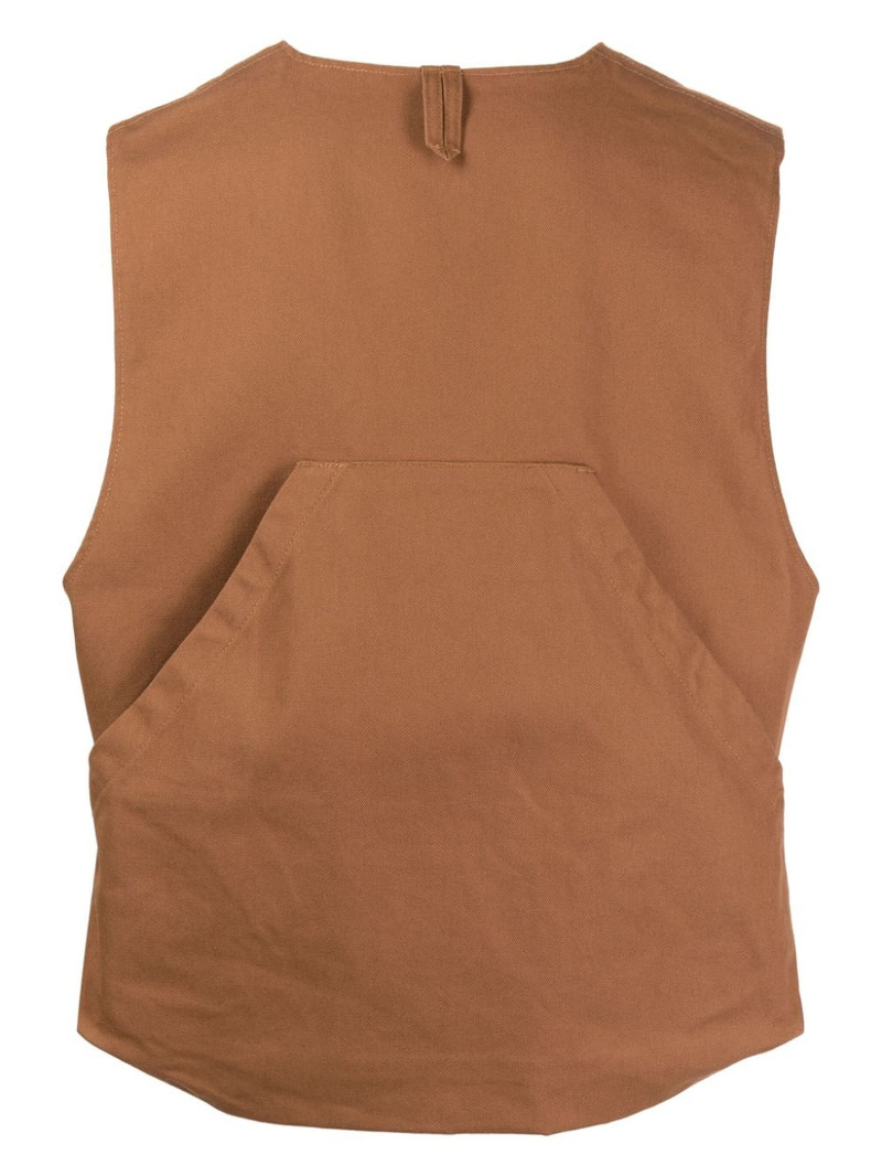 Engineered Garments Fowl V-neck waistcoat outlook