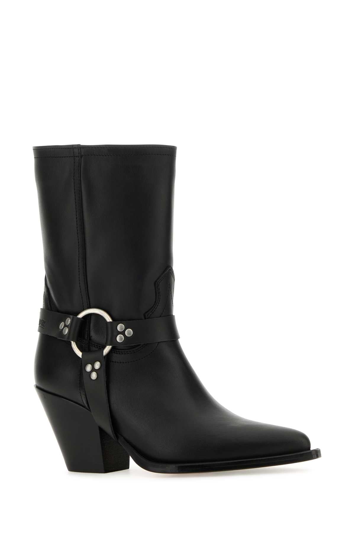 ショートブーツ・ブーティ SONORA Black nappa leather Atoka ankle boots Other Designers SONORA - Sonora Women Black Nappa Leather