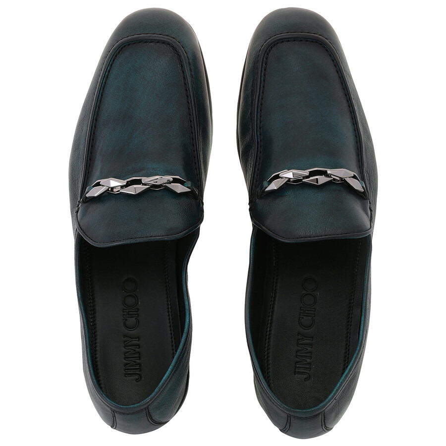 Jimmy Choo Marti Reverse Leather Loafers - 3