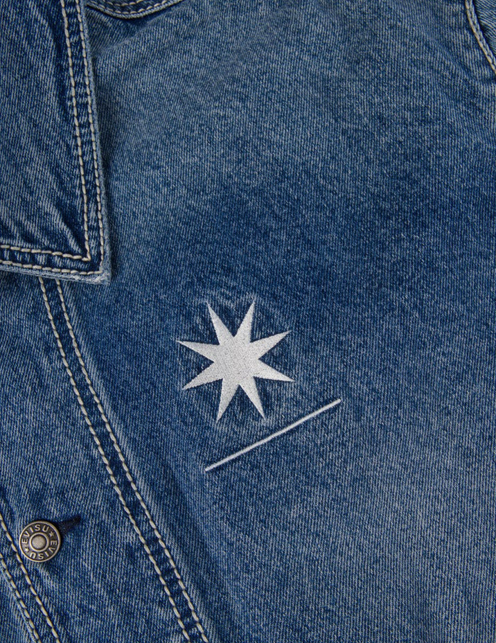 EVISU X GDC Embroidery Relax Fit Denim Jacket - 7
