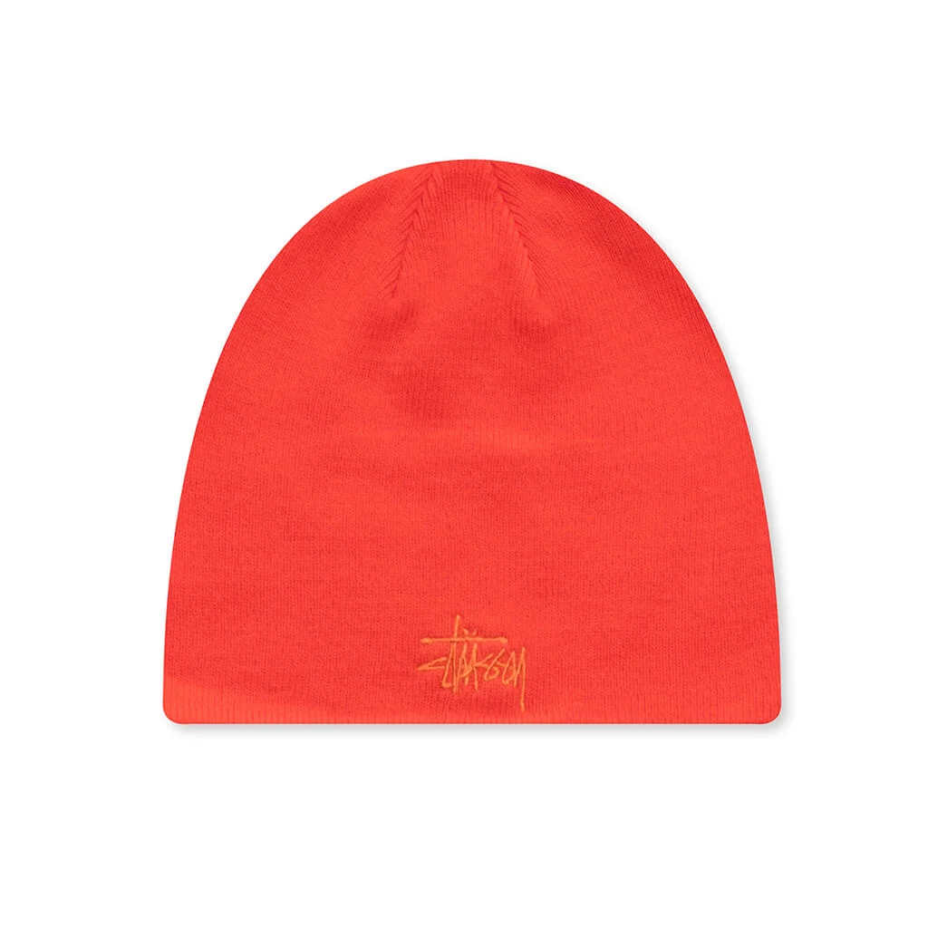 BASIC SKULLCAP BEANIE - SPORT RED - 1