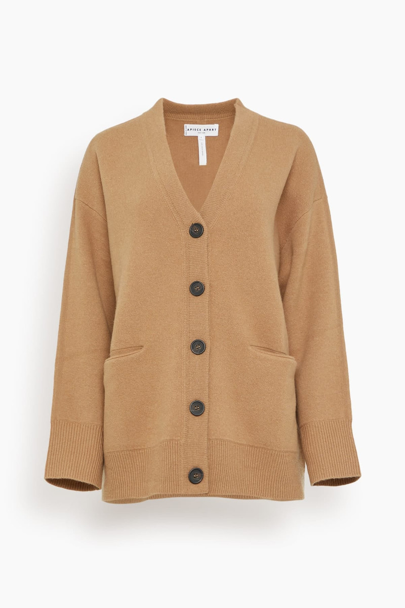 Medina Cardigan in Camel 1