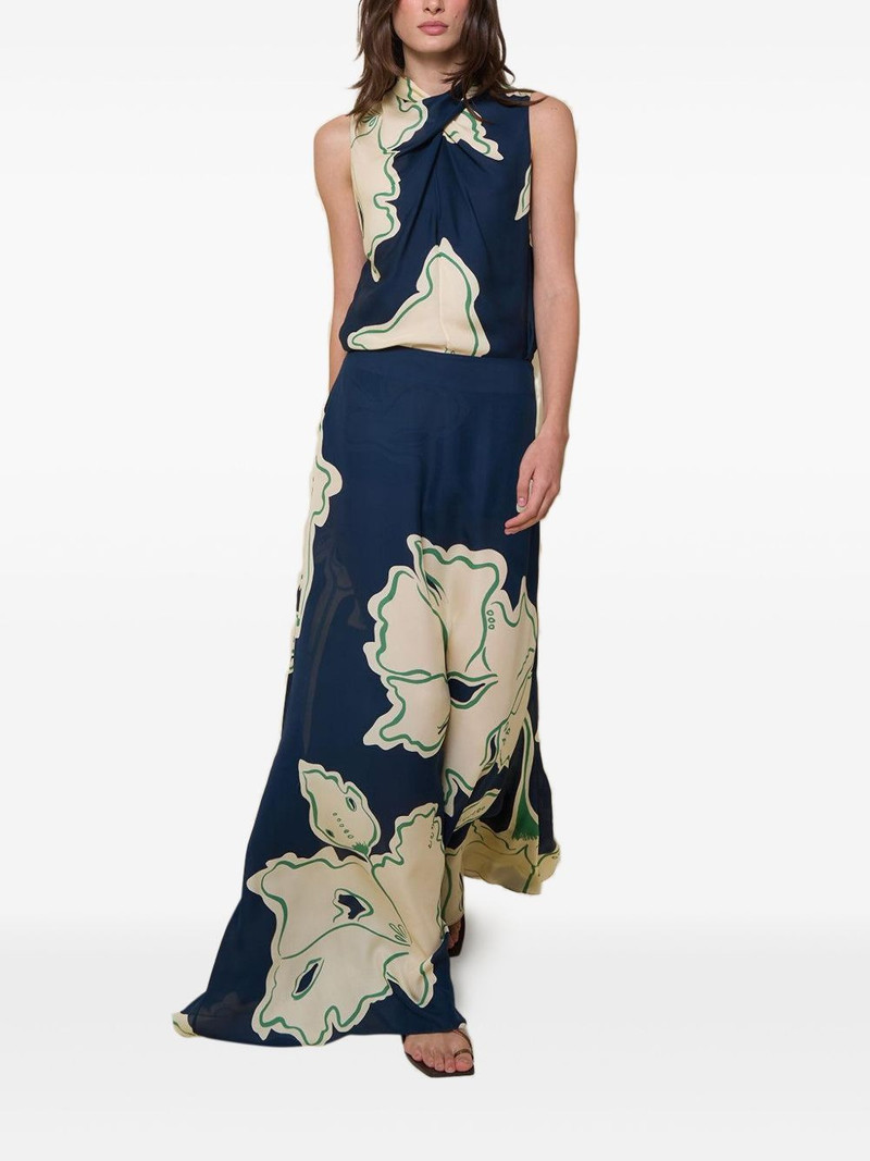 Johanna Ortiz Magia Flamenca floral-print maxi skirt outlook
