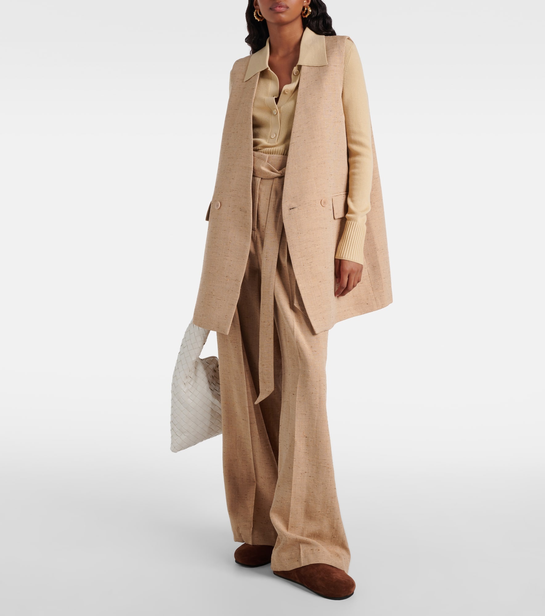 Atlas high-rise wide-leg pants - 2