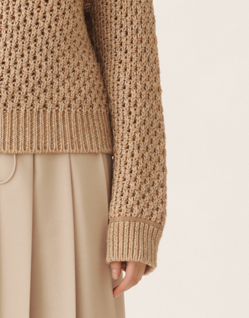 Mouliné knit sweater 5