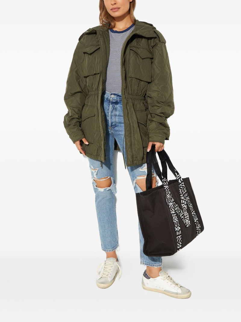 NORMA KAMALI quilted military jacket outlook