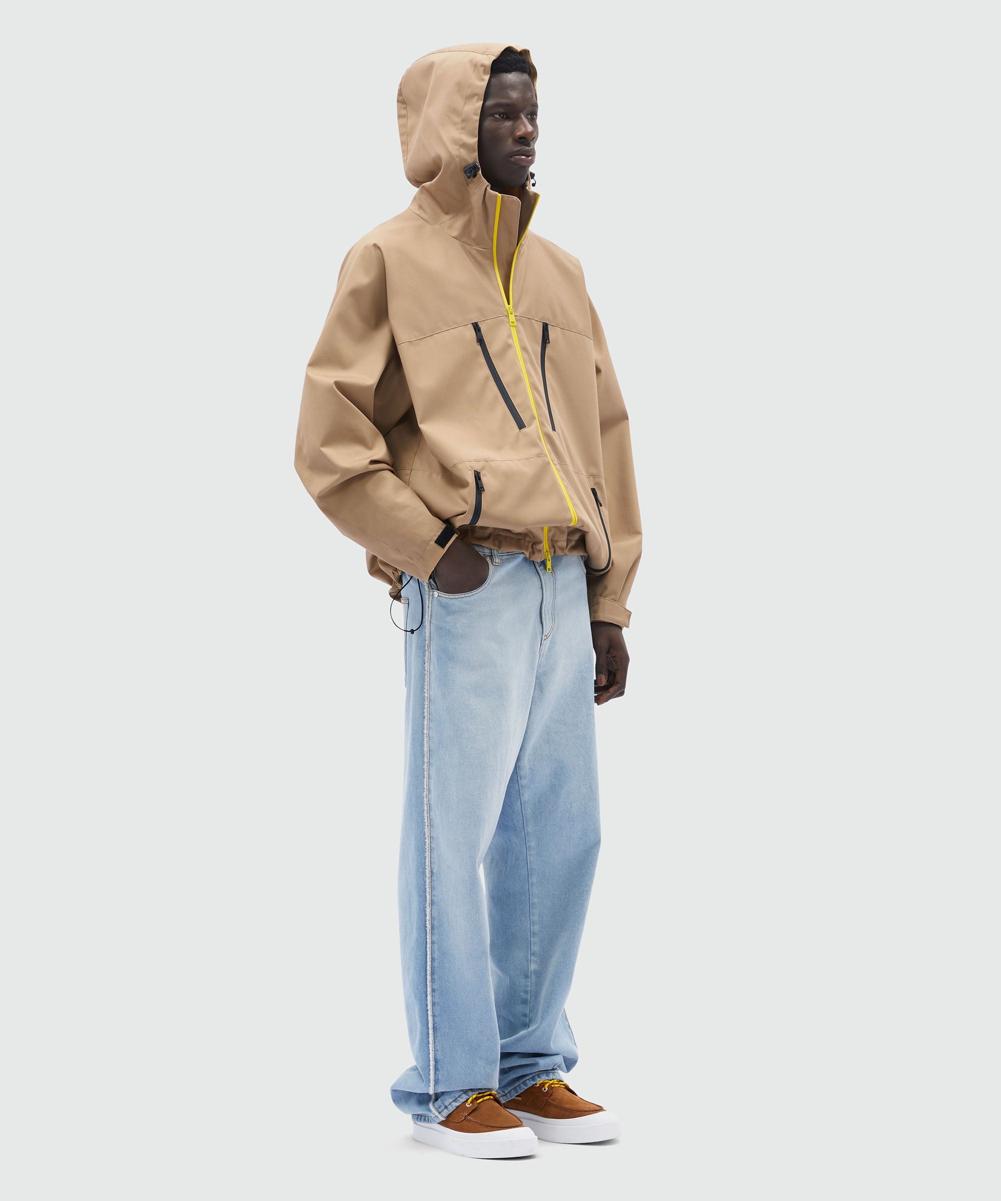 Biscuit technical gabardine jacket - 4
