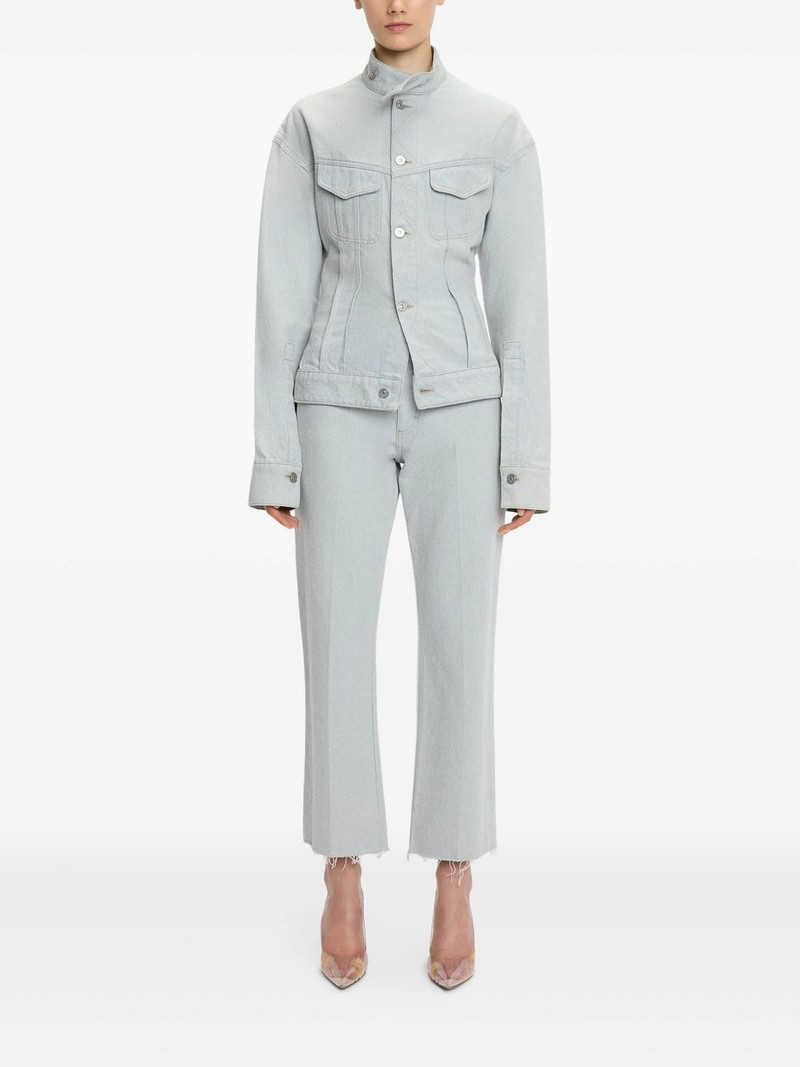 Victoria Beckham Sculptural denim jacket outlook
