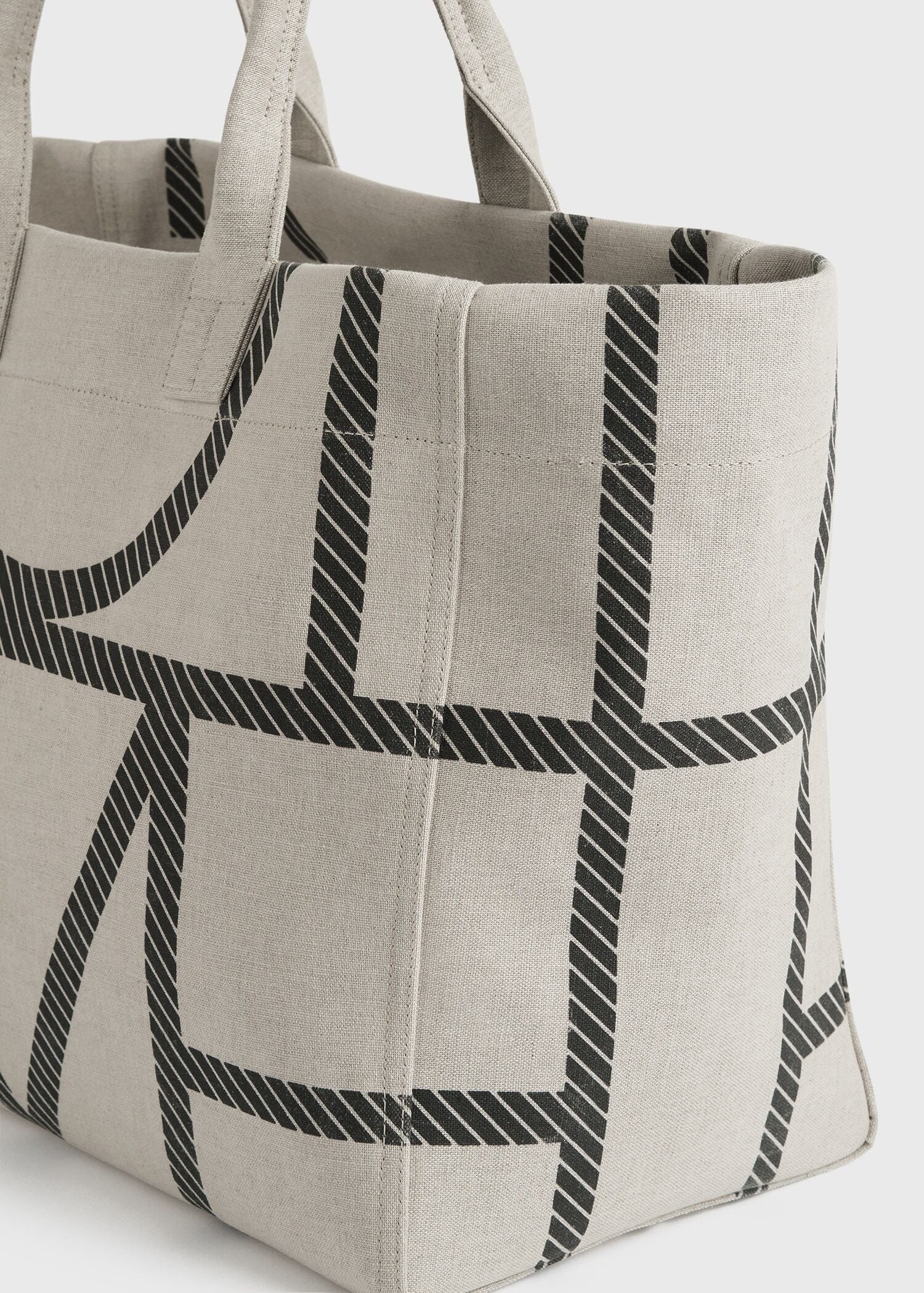 Monogram travel tote ecru - 5