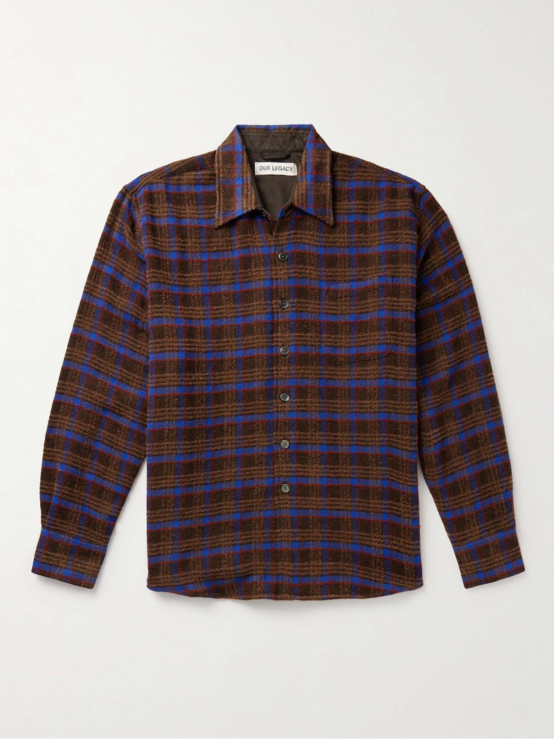 Above Checked Bouclé Shirt 1