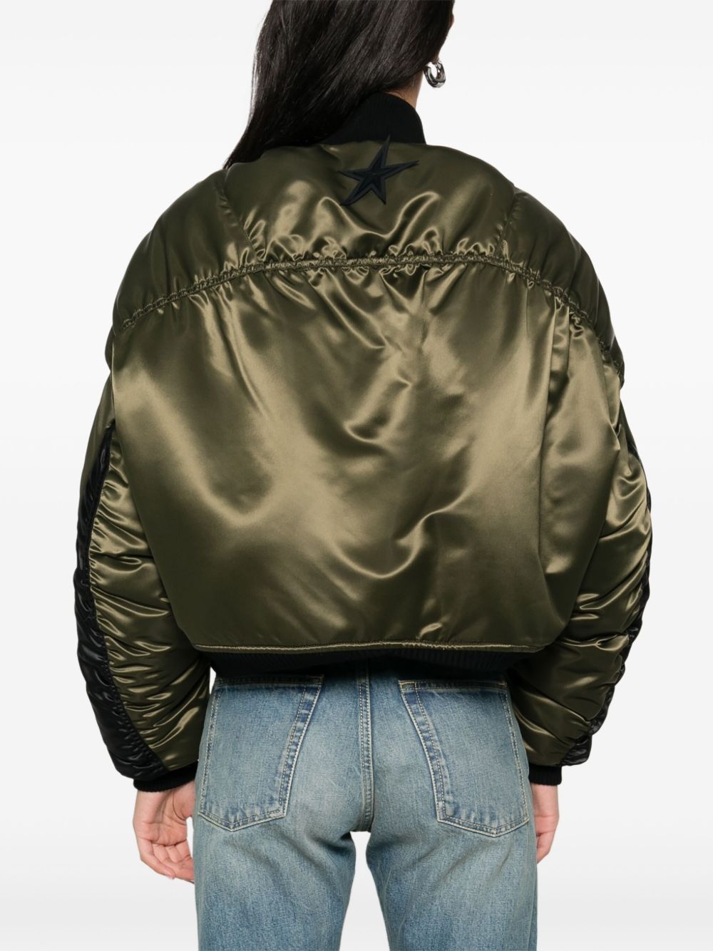 satin bomber jacket - 4