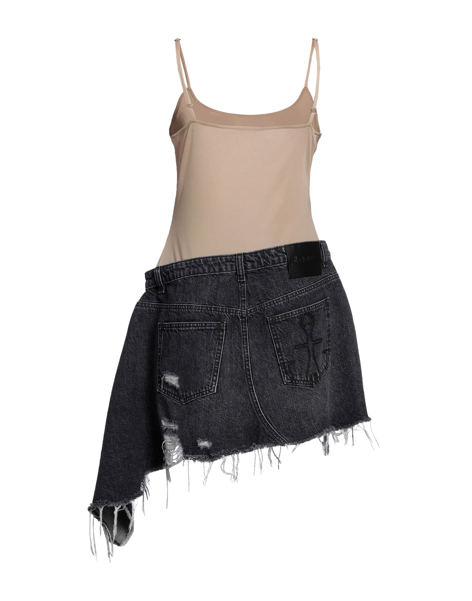 Beige Women's Denim Dress - 2