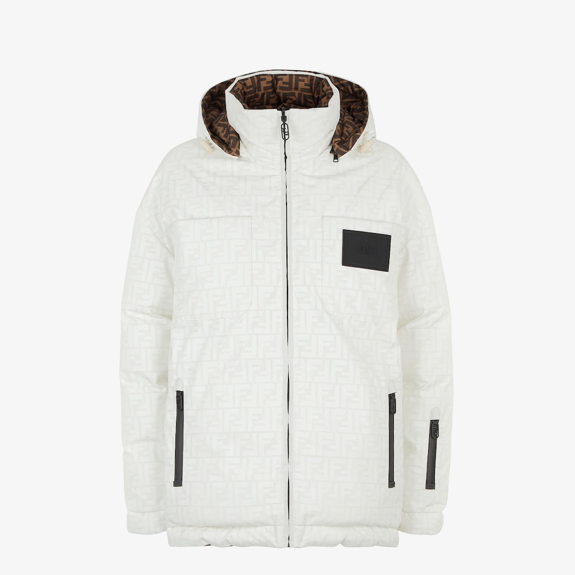 Fendi Reversible Ski Jacket in White