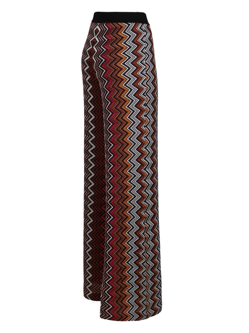 Zigzag wide-leg trousers - 2