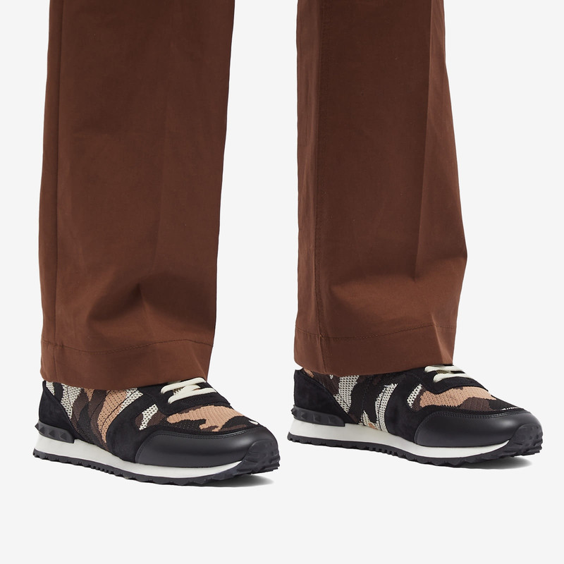 Valentino Valentino Rockrunner Camo Sneaker outlook