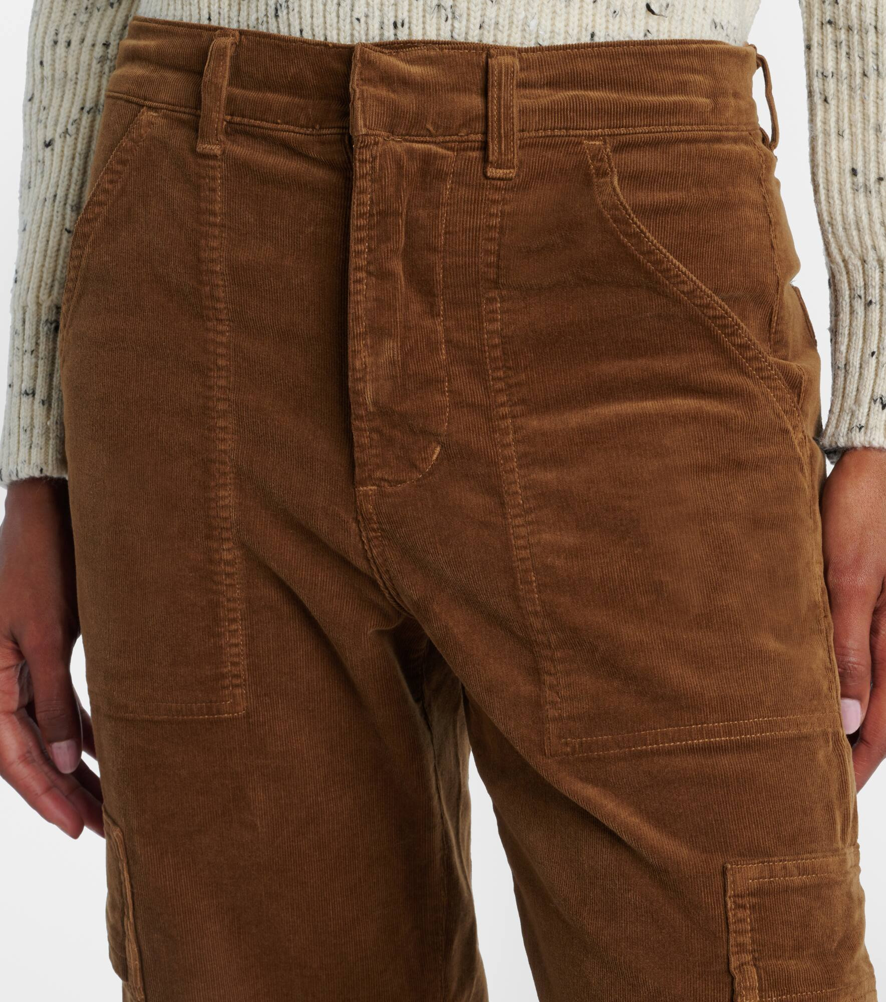 Marcelle cotton corduroy cargo pants - 4