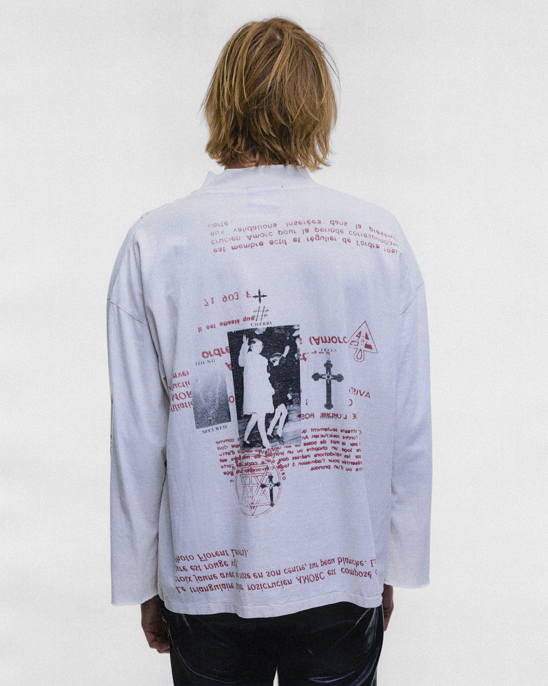 CHERRY MOCK NECK LS T-SHIRT 5
