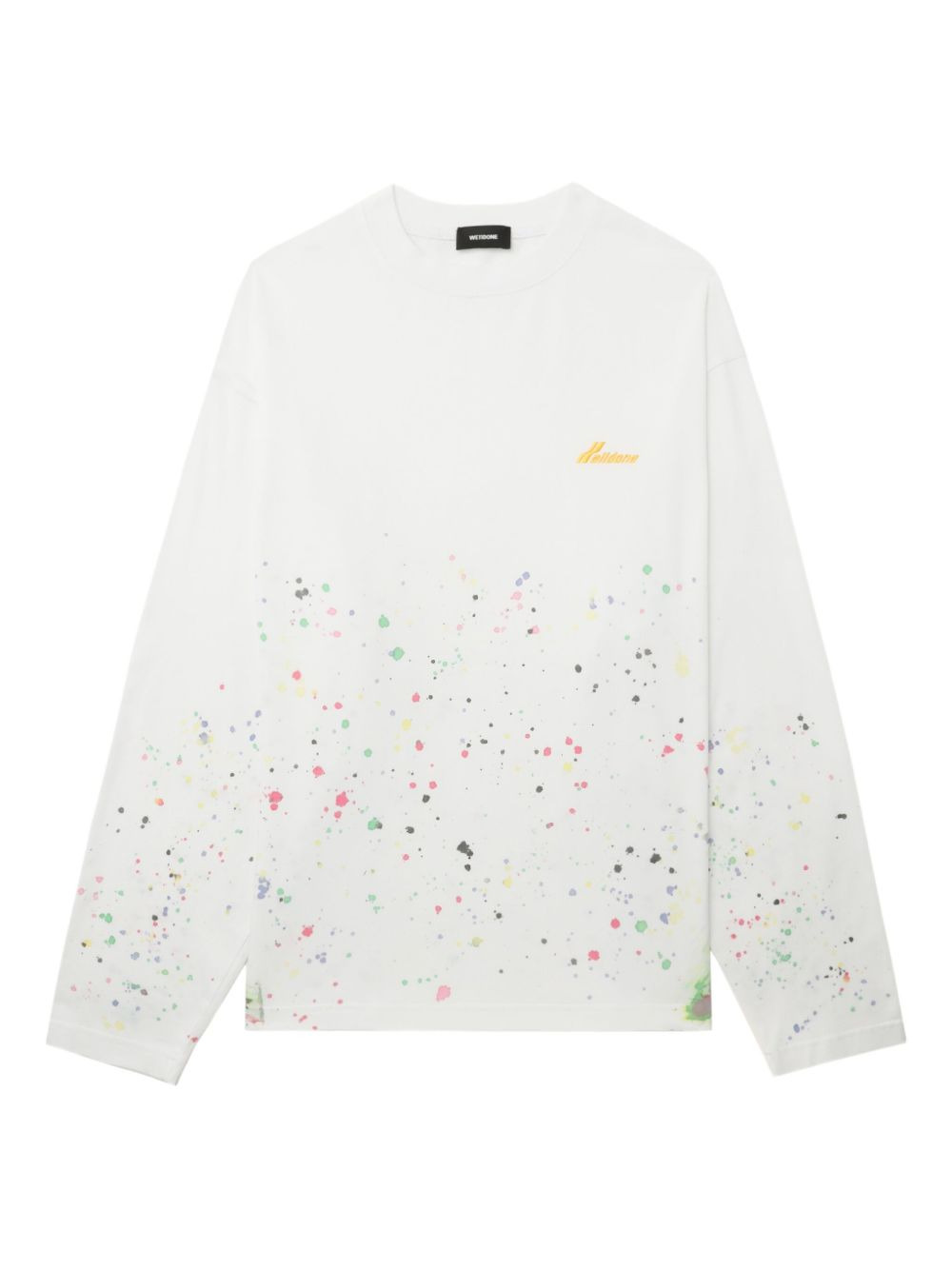 paint-splatter long-sleeve top - 1