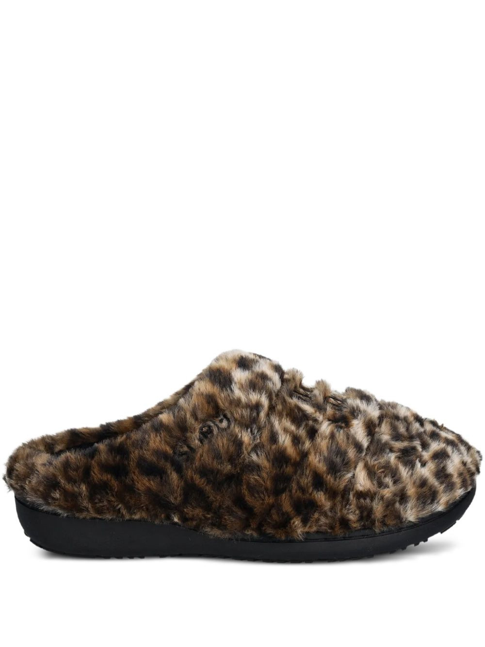 leopard-print slippers - 1