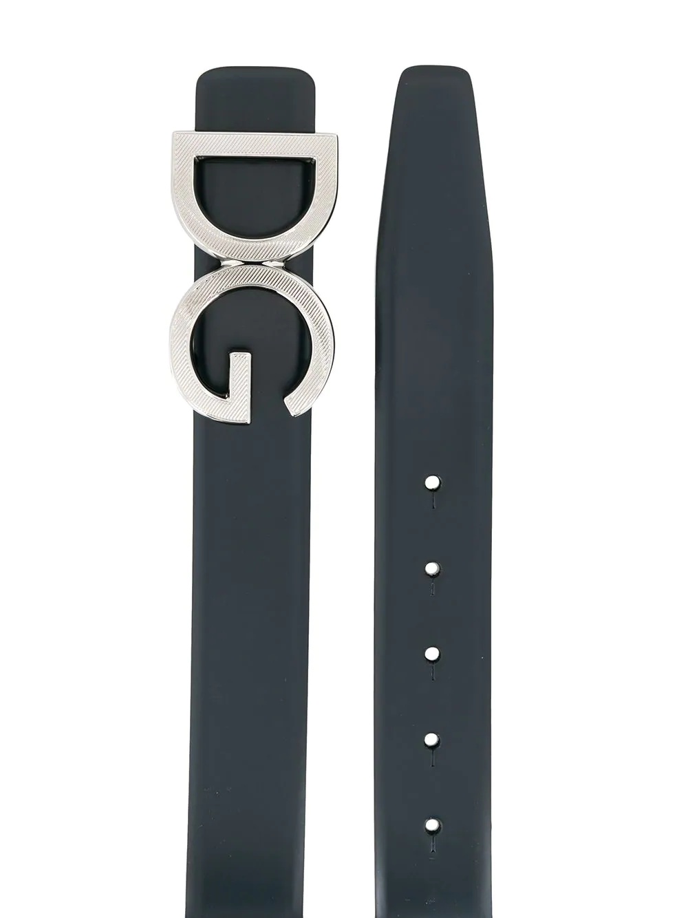 logo buckle belt - 2