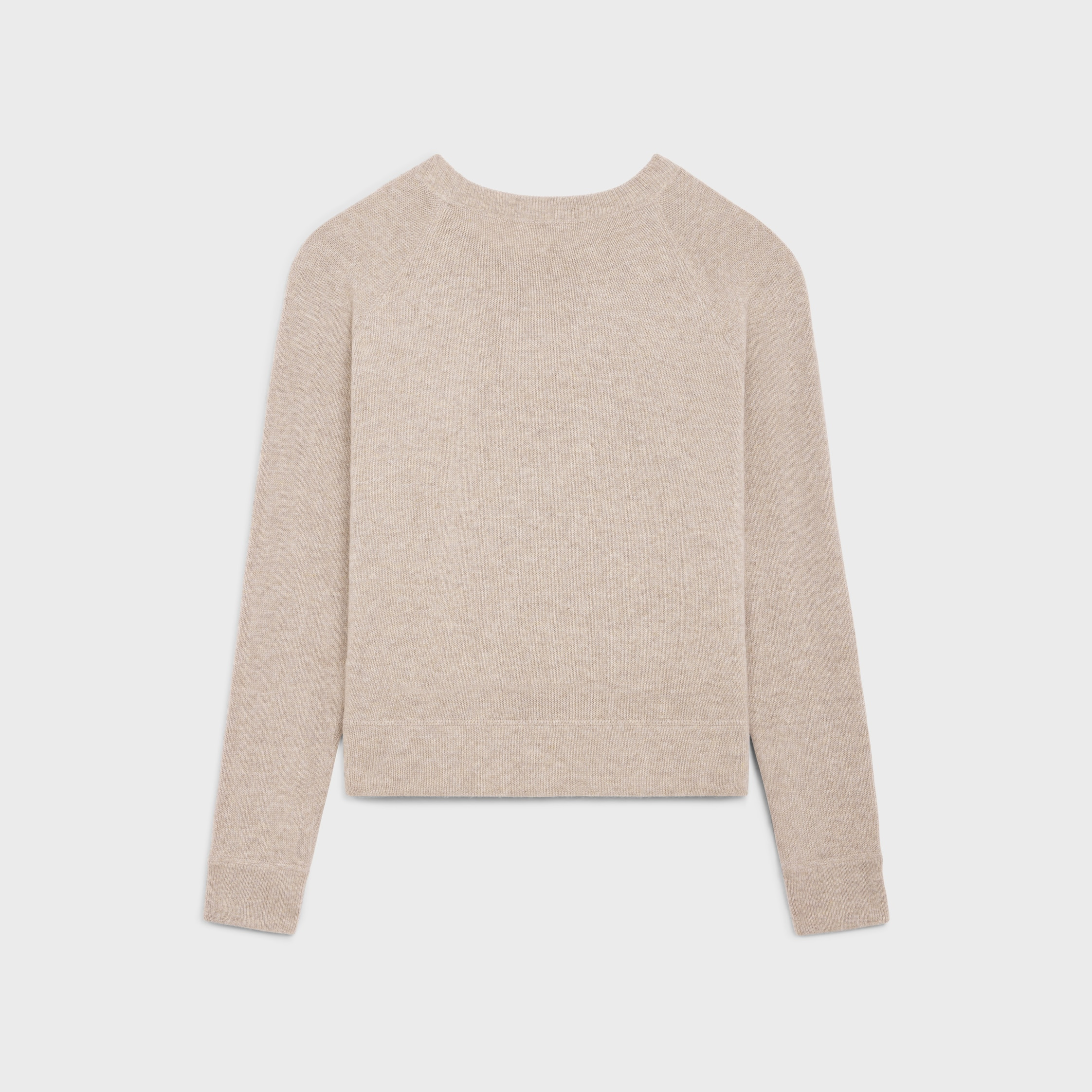 triomphe crew neck sweater in wool and cashmere - 2