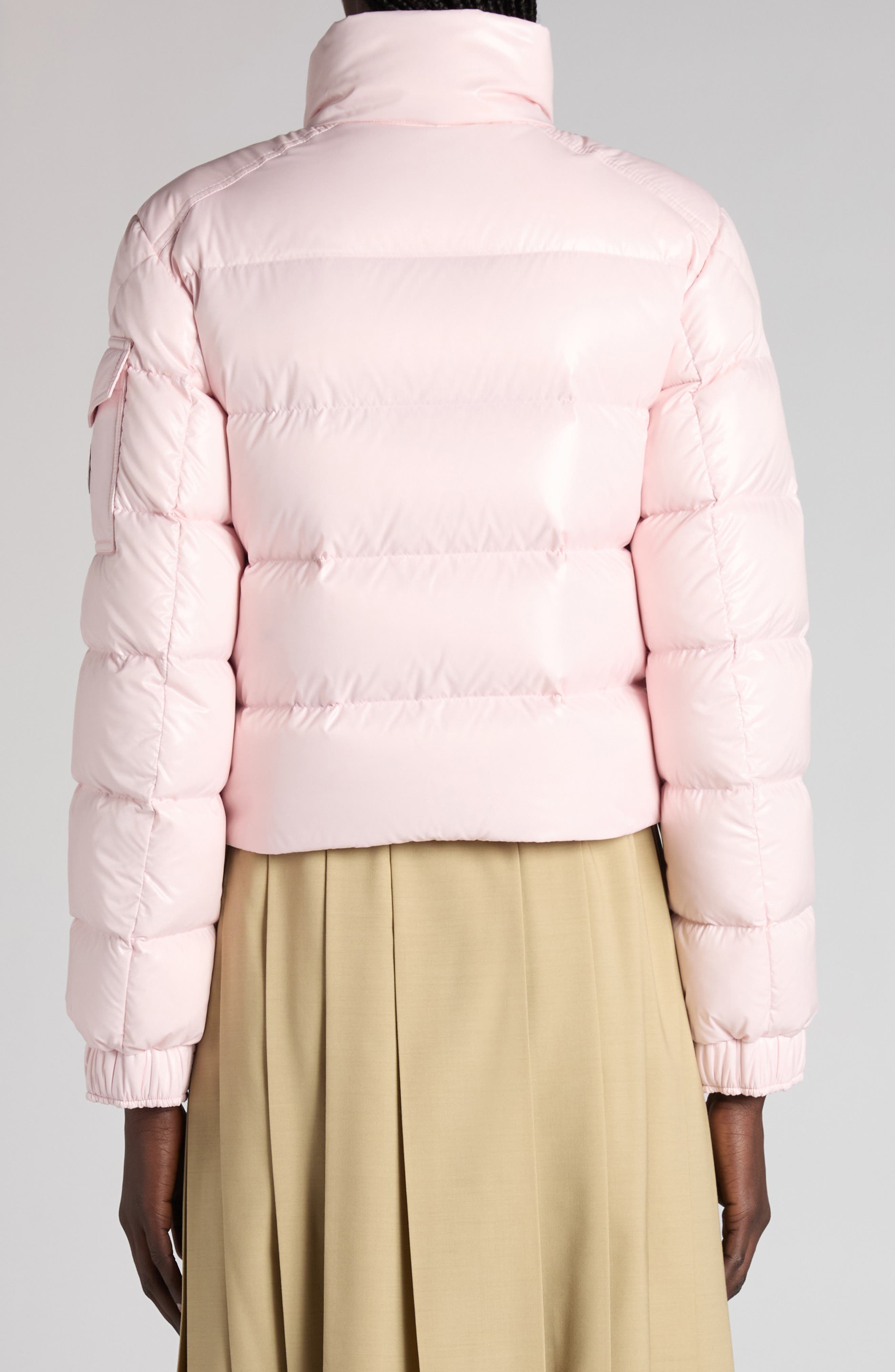 Moncler Petra Down Puffer Jacket in Rose Quicksand at Nordstrom - 3