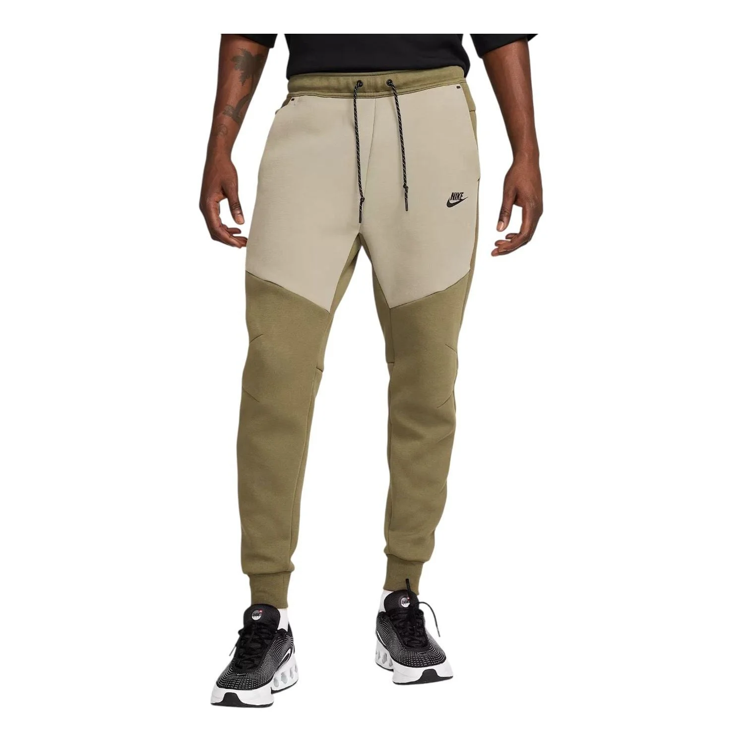 Nike Tech Fleece Joggers 'Medium Olive Light Army Black' HV0959-222 - 1