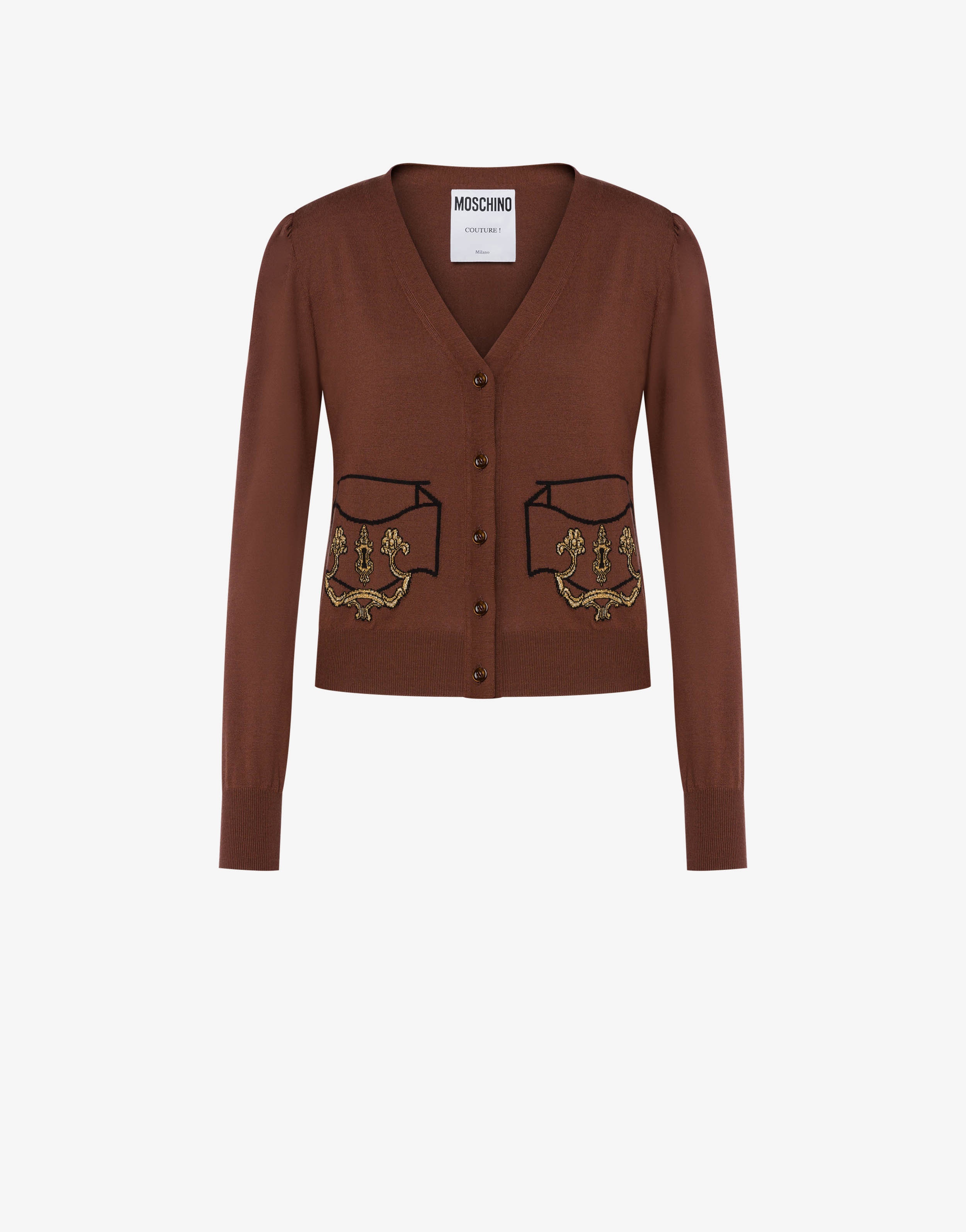 HANDLE WITH CARE WOOL CARDIGAN - 1