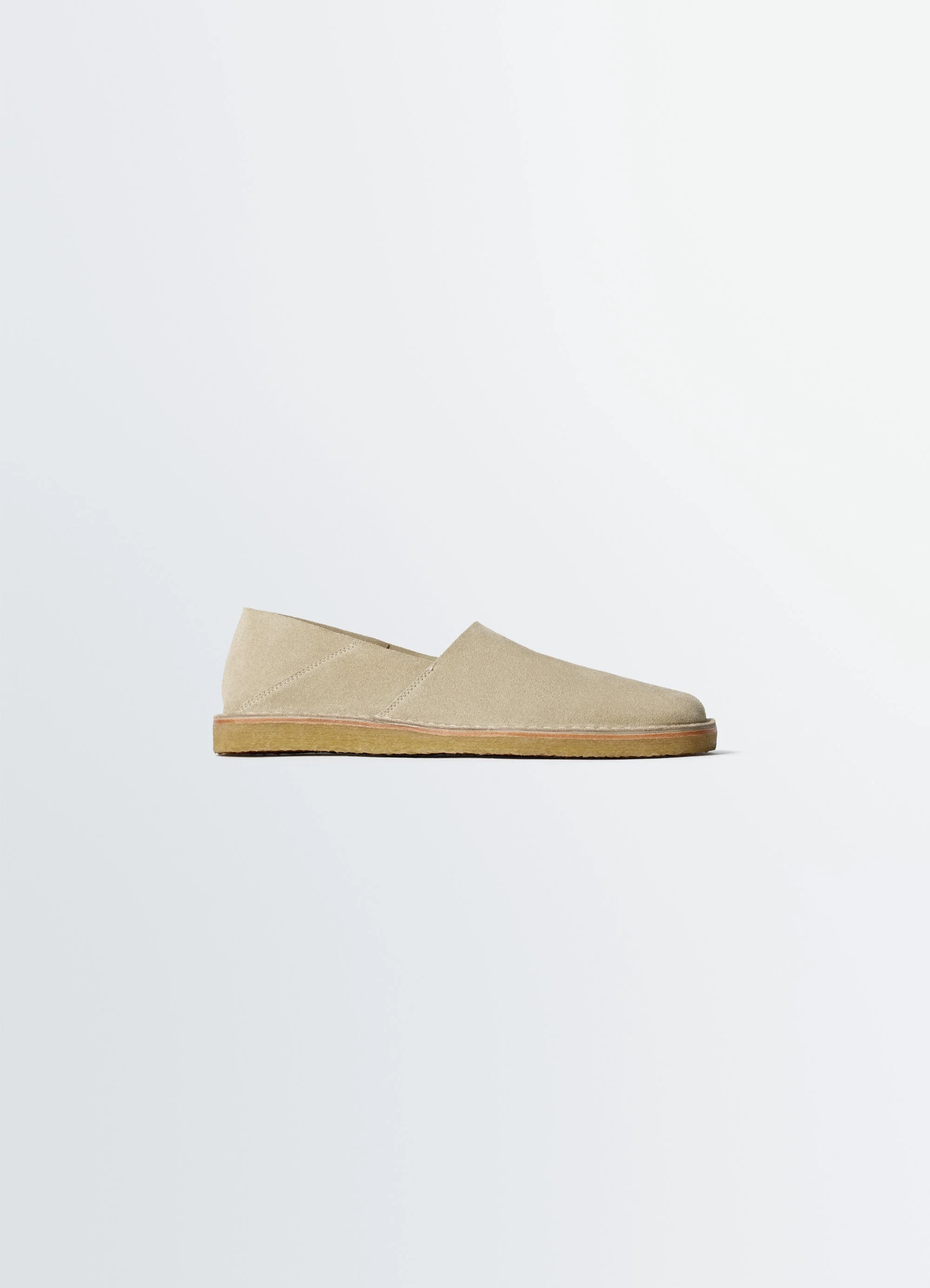 SQUARE SLIP-ON LOAFERS IN SUEDE LEATHER - 1