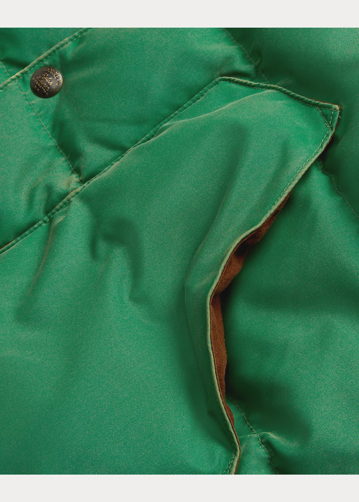 Leather-Yoke Quilted Vest - 5