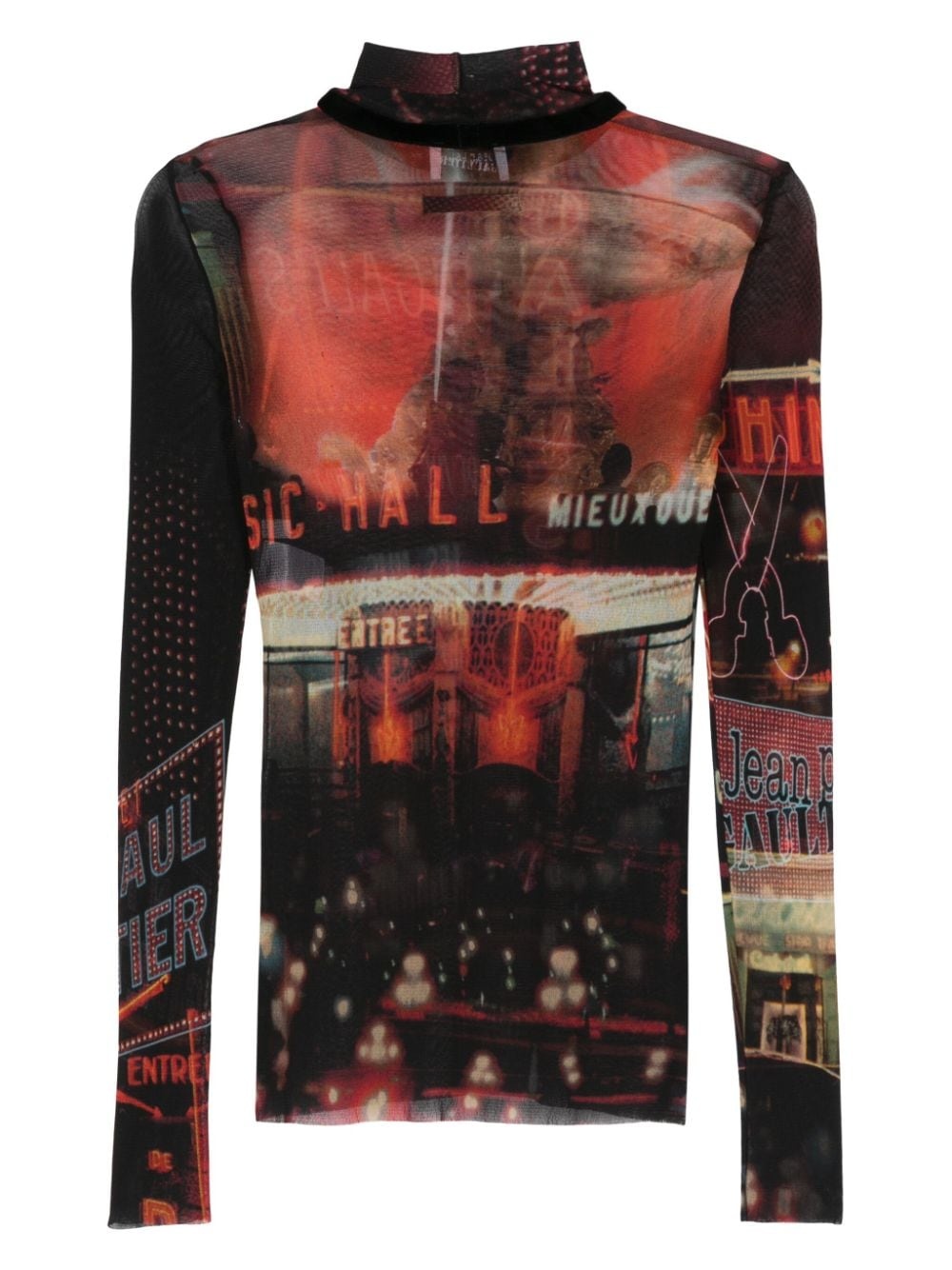 Pigalle-print mesh T-shirt - 2
