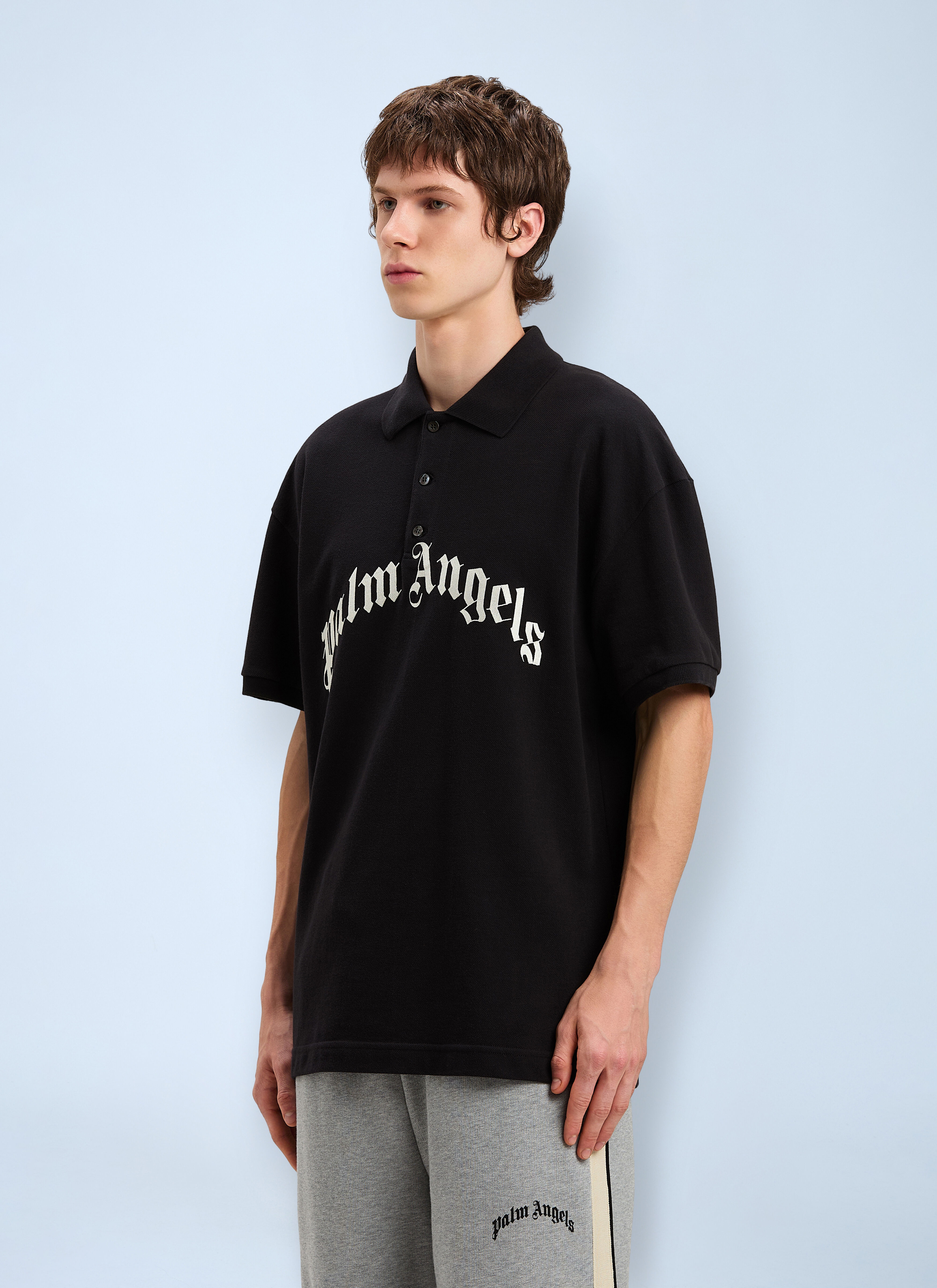 Logo Motif Polo Shirt - 3